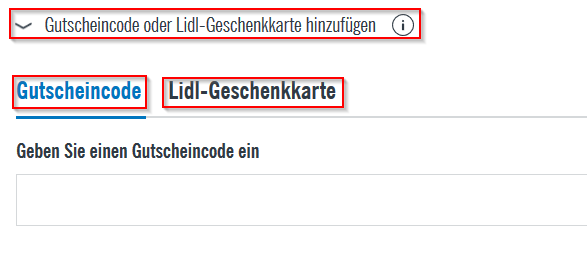 wie wird ein lidl gutscheincode eingelost