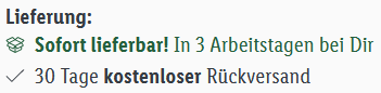Wann kommt meine Bestellung an?